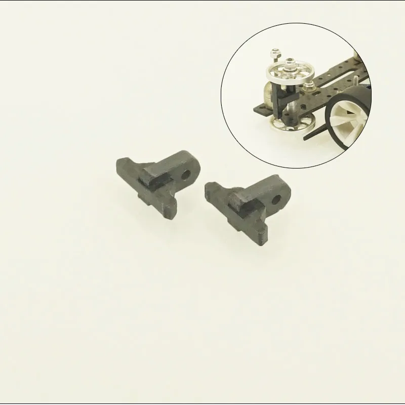 Placa de refuerzo Ajustable para coche Tamiya Mini 4WD, piezas caseras de fibra de carbono, riel superior, antiinclinación, antifuerza - imagen 4