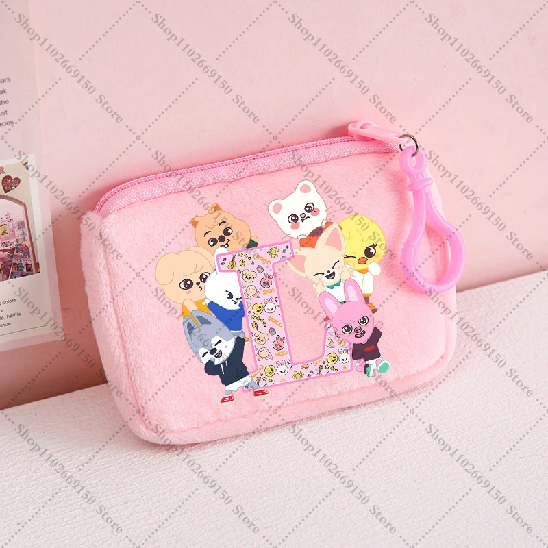 Monedero bonito de dibujos animados para niña, billetera con estampado de Anime SKZ ooed, monedero con cremallera a la moda, bolsa de almacenamiento de accesorios, regalos de navidad 2026 - imagen 3