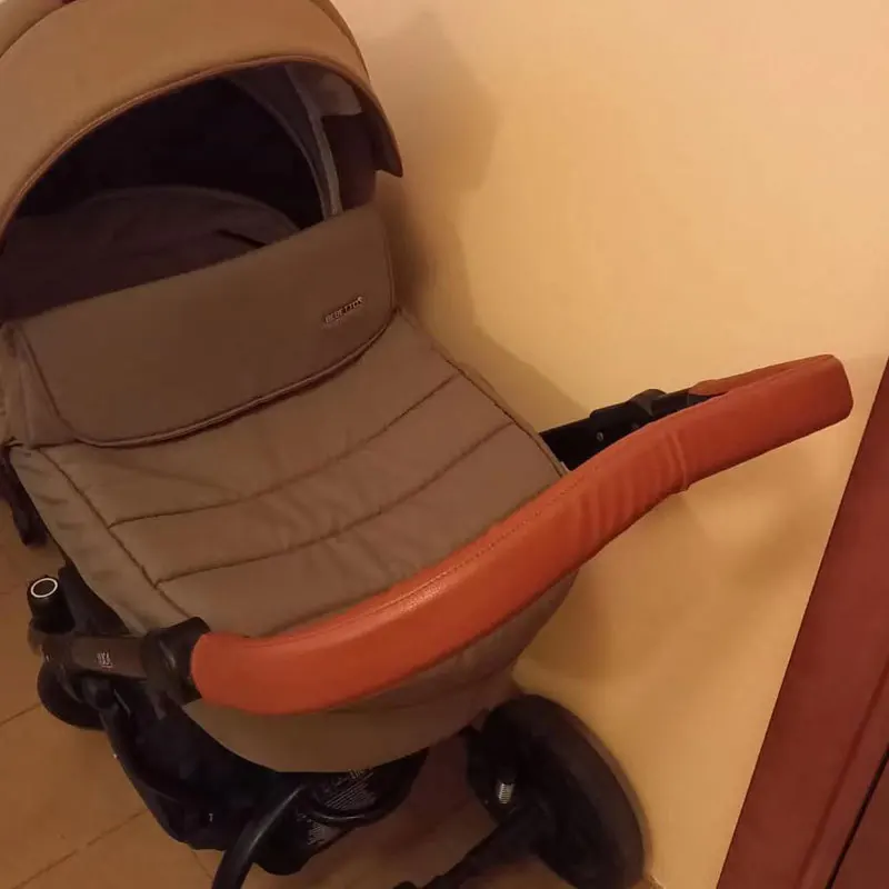 Bebetto Luca funda cuero mango cochecito - protección parachoques - imagen 5