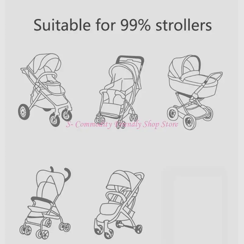Ganchos para cochecito bebé 85AE, bolsas colgantes, organizador bolsas pañales, ganchos giratorios 360, accesorios para - imagen 4