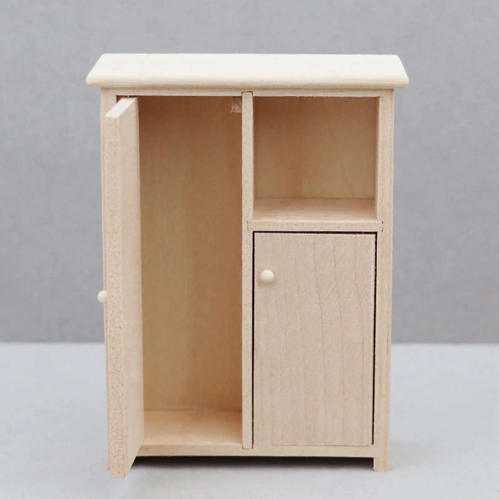 1:12 Dollhouse Cabinet Scenery Supplies Simulation Accessories Toy Doll Accessories Decoration for Living Room Bedroom Ornaments