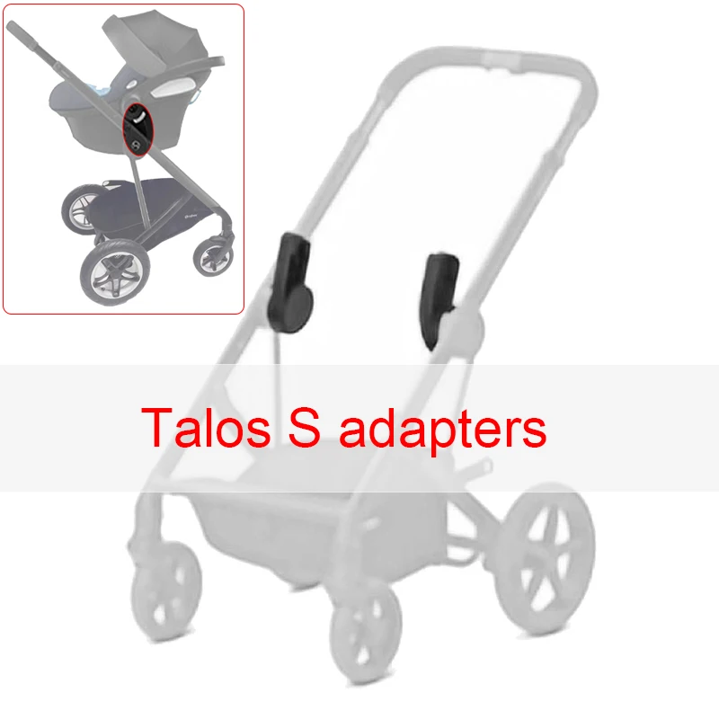 Adaptador de cochecito para Cybex Balios/Talos S Lux Buggy y Aton Cloud Q/Z/T Maxi-Cosi, convertidor de asiento de coche, accesorios para cochecito de bebé