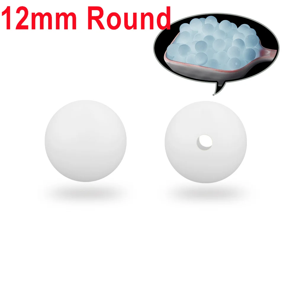 12mm pale white