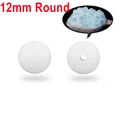 12mm pale white