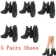 5  Pairs Shoes E