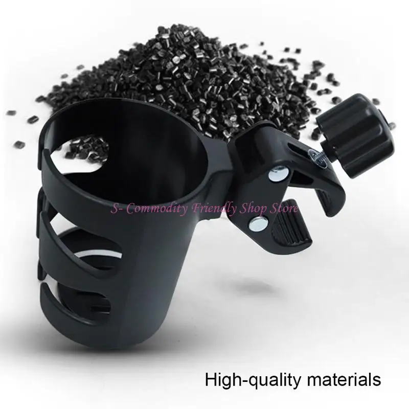 Portavasos para cochecito bebé 85AE, soporte Universal giratorio 360 para botellas bebidas, accesorios para sillas - imagen 5