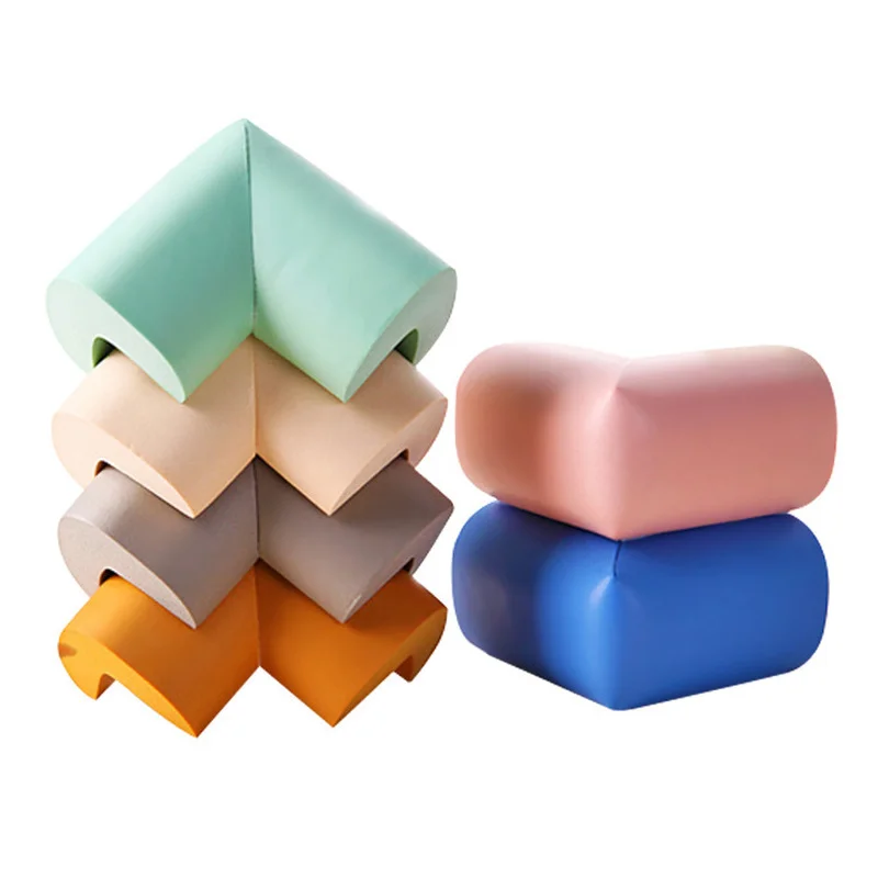 Protector de esquina de mesa para bebé, protección de seguridad para niños, borde de muebles, cubierta de almohadilla protectora, 4 unids/set por juego