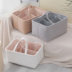 Bolsa pañalera de felpa resistente – Organizador cómodo para padres