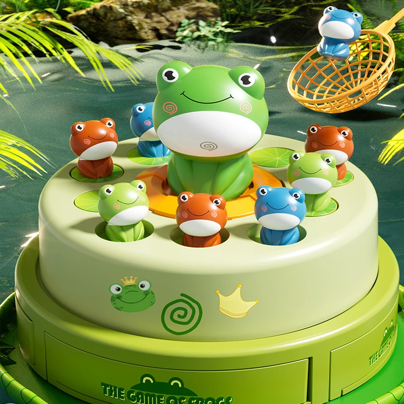 Juguete Montessori Rana Voladora para niños – Desarrollo sensorial - imagen 4