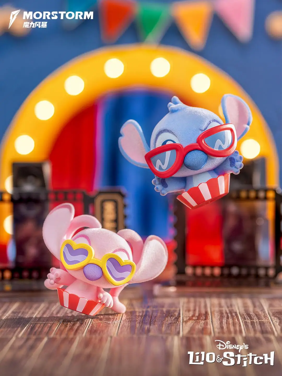 Original Disney Stitch Angel Lilo Scrumptious StarCraft película de bebé serie Big Star lindo juguete de caja ciega sorpresa de partículas - imagen 3