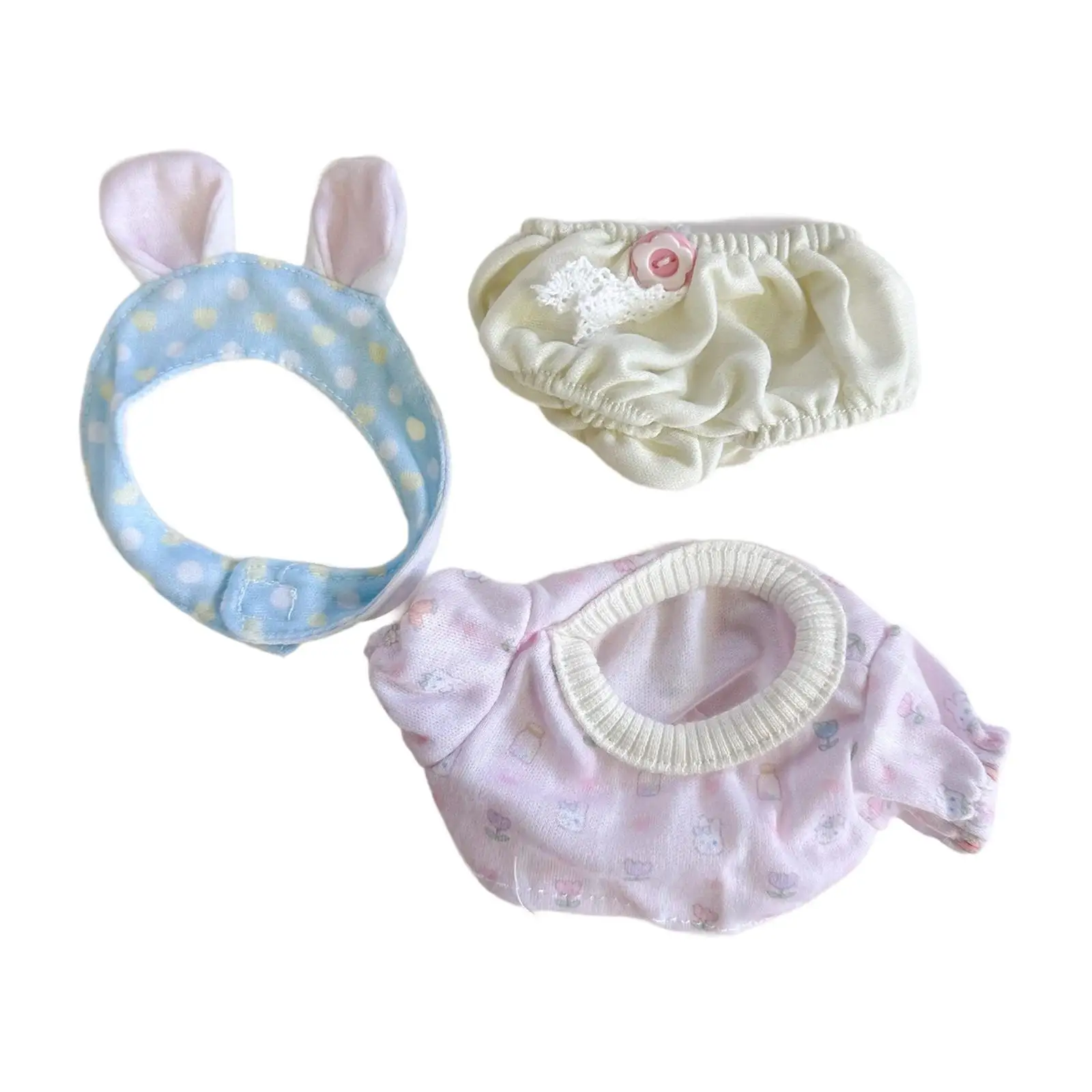 Doll Clothes Doll Pants Outfits Hair Accessories Comfortable Gifts Costumes Doll Clothing for 20 cm Dolls Cloth Dolls