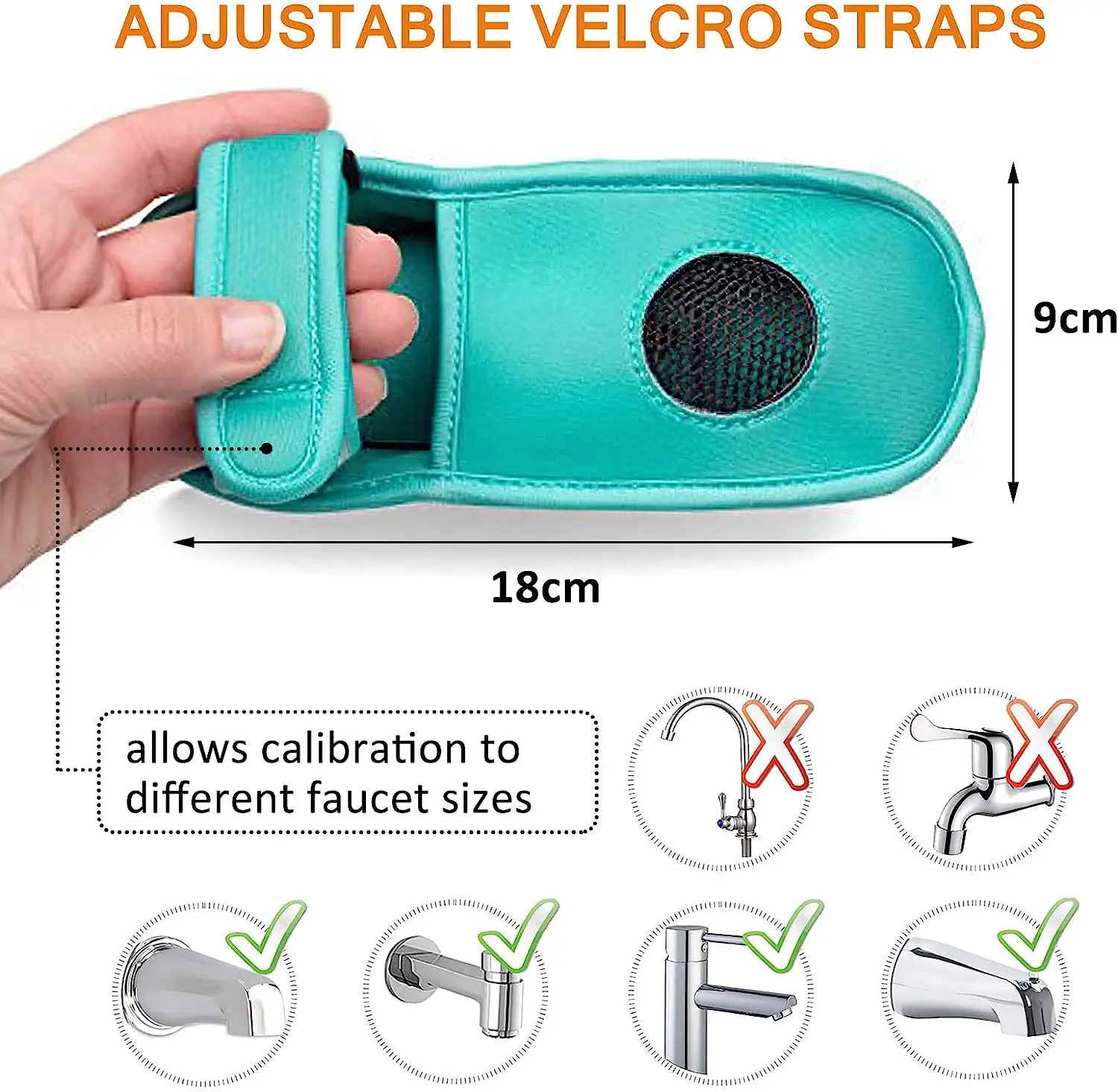 Cubierta de boquilla de baño para bebé, cubierta de protección bucal para grifo de agua, Protector de seguridad para bebé, producto para grifo de baño, protectores de borde y esquina, cuidado de los niños - imagen 3