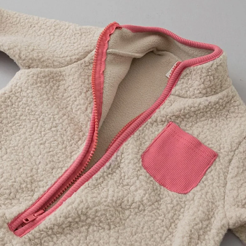 Mono enterizo MILANCEL forro suave patchwork bebe primavera otoño - imagen 4