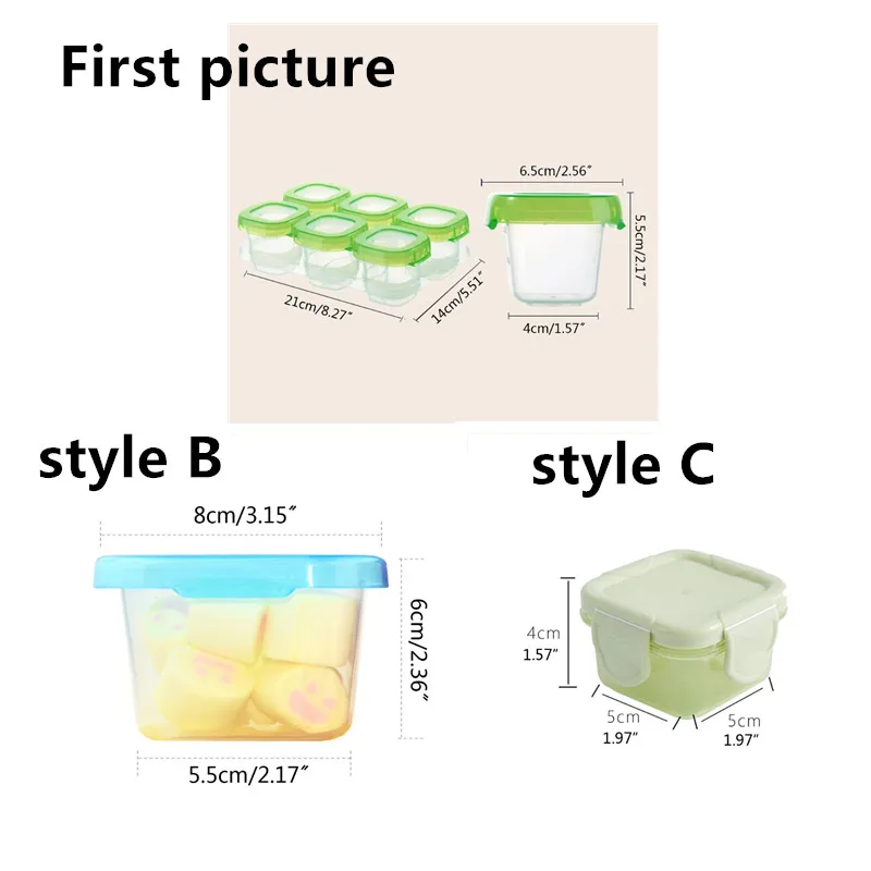 Contenedores alimentos - Detalle diseño