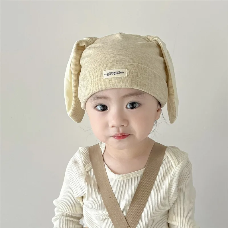 Gorro bonito para recién nacido para niño y niña, gorro con Orejas de conejo de dibujos animados, gorro suave Kawaii para bebé recién nacido, accesorios de fotografía - imagen 4