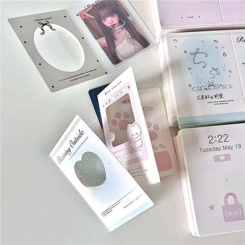 30 unids/pack tarjeta de foto Kpop 3 pulgadas Kpop sesión fotográfica tarjeta de colección DIY tarjeta de foto tarjetas de mensaje de papel - imagen 2