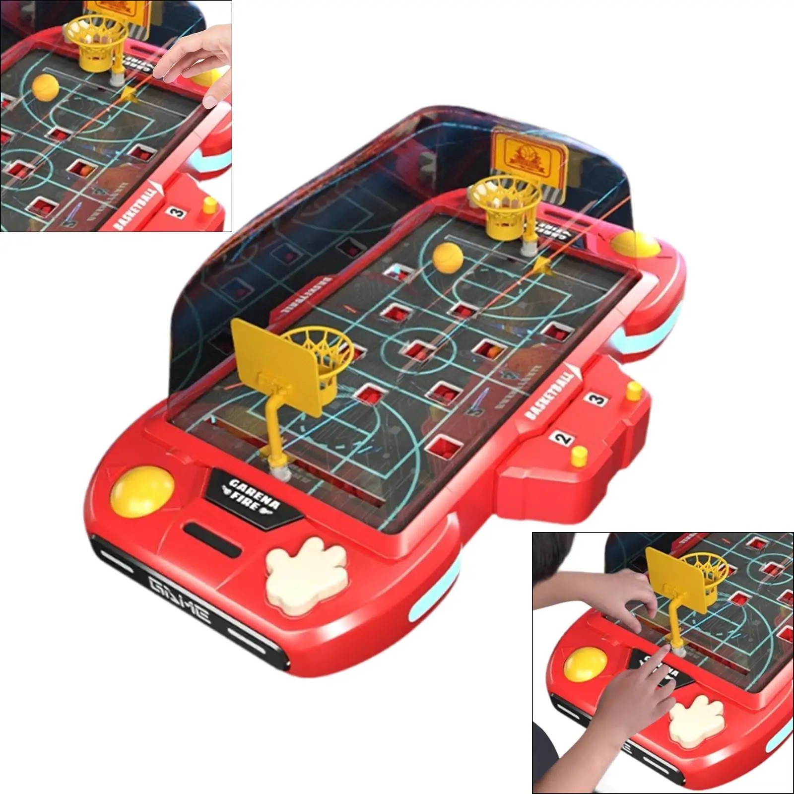 Basket Desktop Game Press and Launch Mechanism for Kids Family Birthday Gift