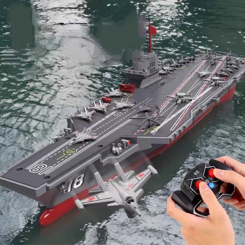 Portaaviones S19 RC de guerra con mando a distancia y motor dual - imagen 4
