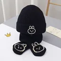 SCARF-HAT-BLACK