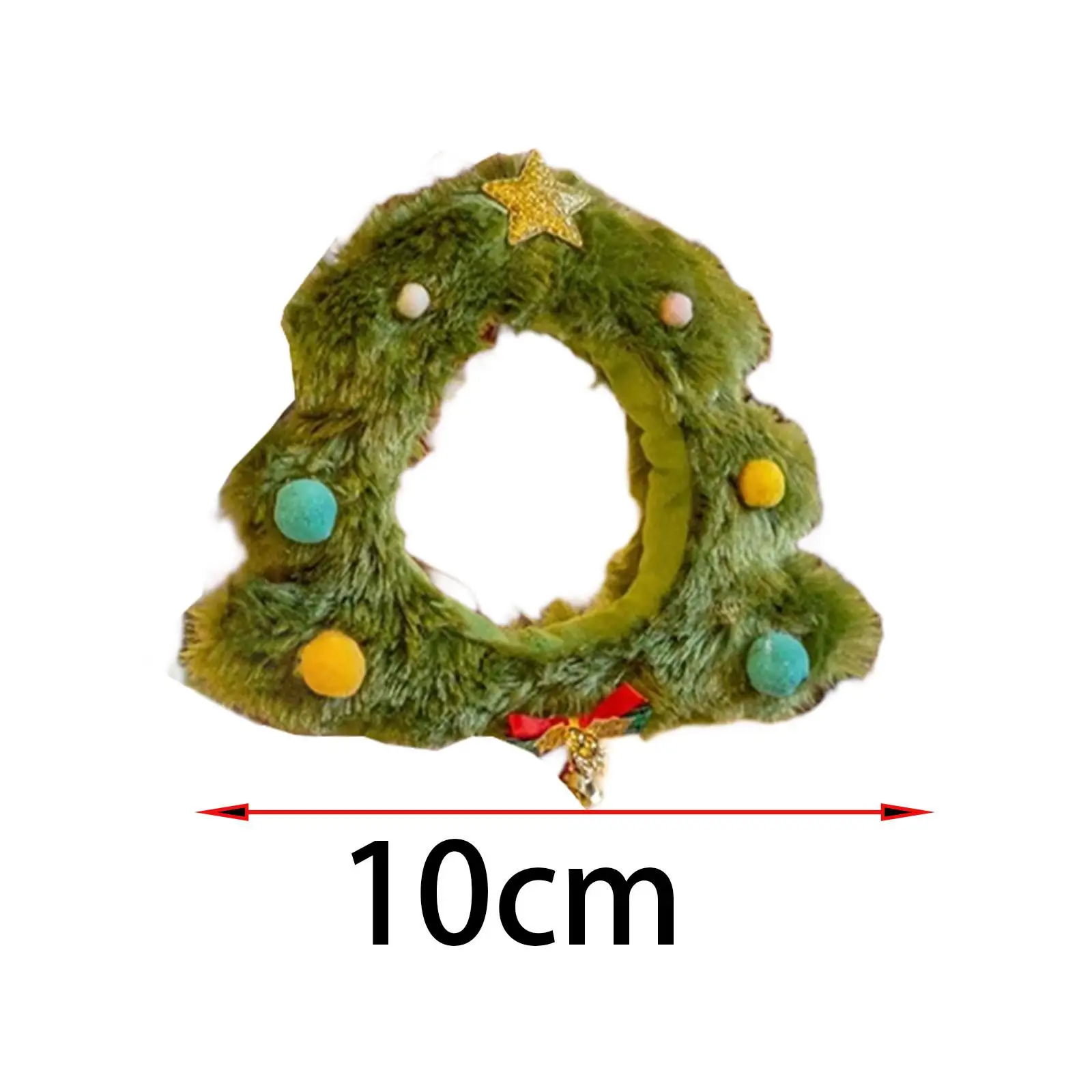 Doll Clothes Christmas Tree Headwear Plush Clothes for 15/20cm Pendant Doll
