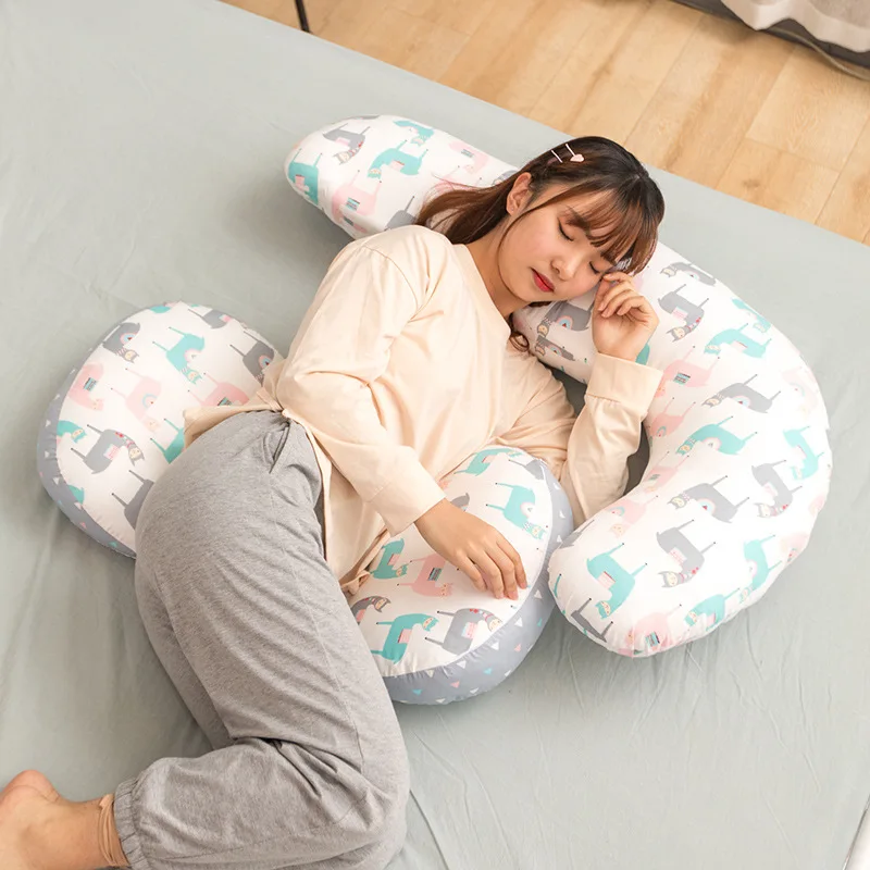 Cómoda almohada de lactancia para mujeres embarazadas, almohada de alimentación infantil desmontable, directa del fabricante - imagen 2