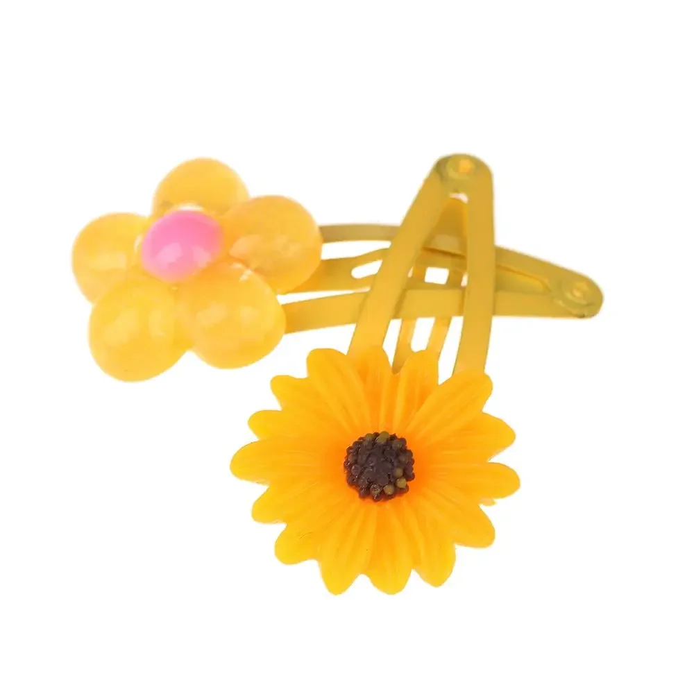 10/20 piezas joyería con patrón de dibujos animados Multicolor horquillas para niñas pinzas para el cabello en forma de flor mariposa - imagen 4