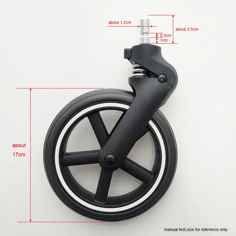 Rueda delantera de repuesto compatible con Cybex Eezy S+2 y Twist+2 - imagen 5