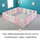 Pink white 22pcs
