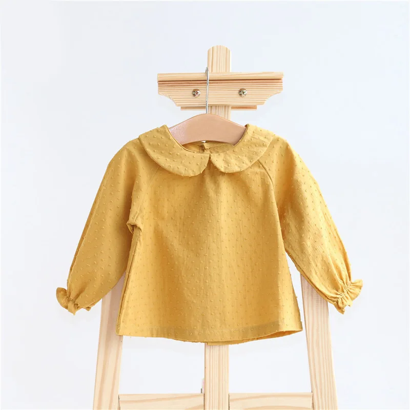 Blusa bebé niña manga larga algodón – estilo casual primavera
