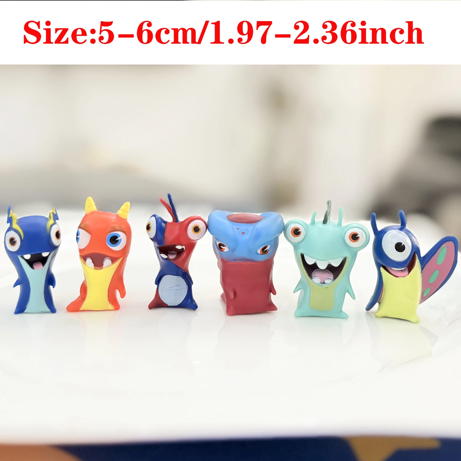 5 unids/lote casero Slugterra Slugs Infurnus Burpy Goon bestia mágica monstruo lindo Anime figura modelo colección juguete regalo de Navidad - imagen 2