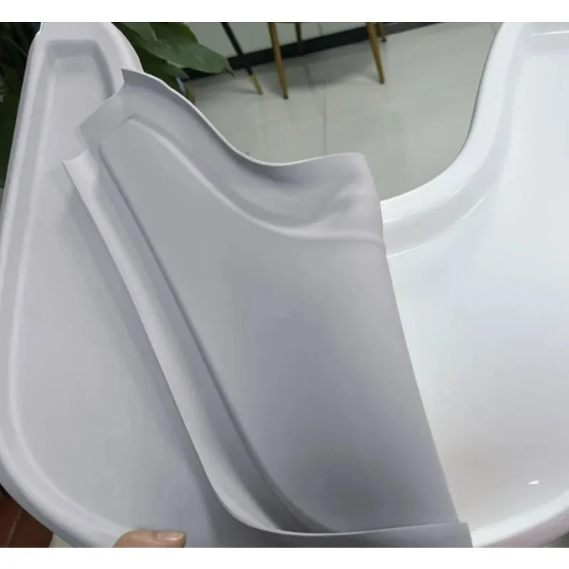 Trona para bebé con tapete de silicona suave, cojín ergonómico y mesa - imagen 5