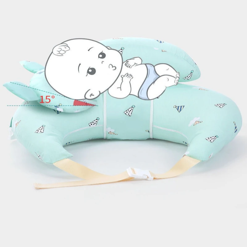 Almohada de lactancia ergonómica relleno algodón espiral - imagen 2