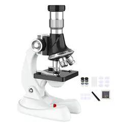 Microscopio infantil 1200x con iluminación LED para niños