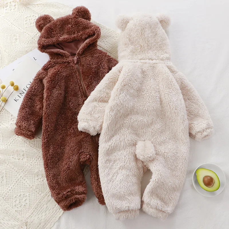 Pelele oso con cremallera para bebé – tela suave y cómoda - imagen 2