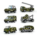 6Pcs Military car
