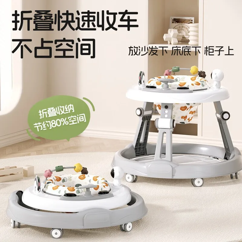 Andador de bebé multifuncional anti-o-pierna, andador de bebé antivuelco anticaída, andador de bebé con rueda - imagen 2