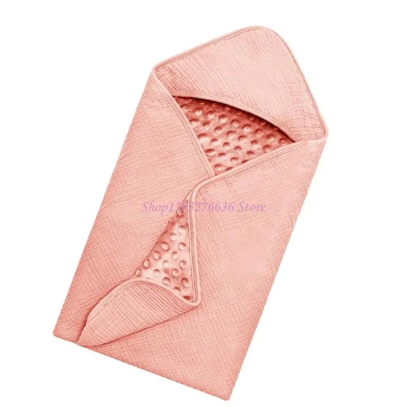 R6FD cómodo bañera para bebés Toallas absorbentes algodón algodón algodón secado tela rápida - imagen 3