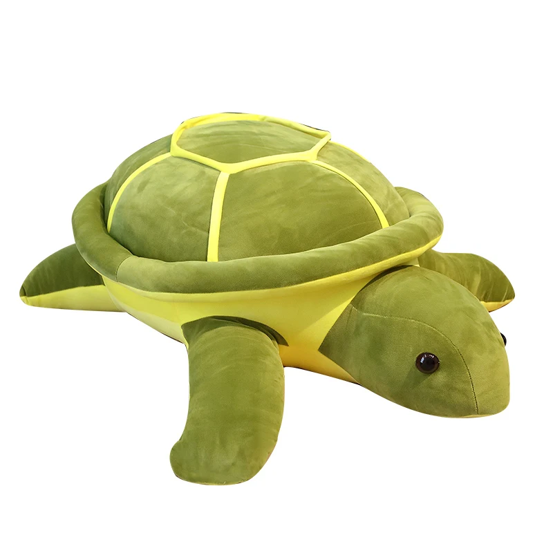 1 unidad de juguete de peluche de tortuga Kawaii de 35-80cm, muñecos de animales suaves, almohada bonita de tortuga marina, regalos de cumpleaños para bebés y niños - imagen 2