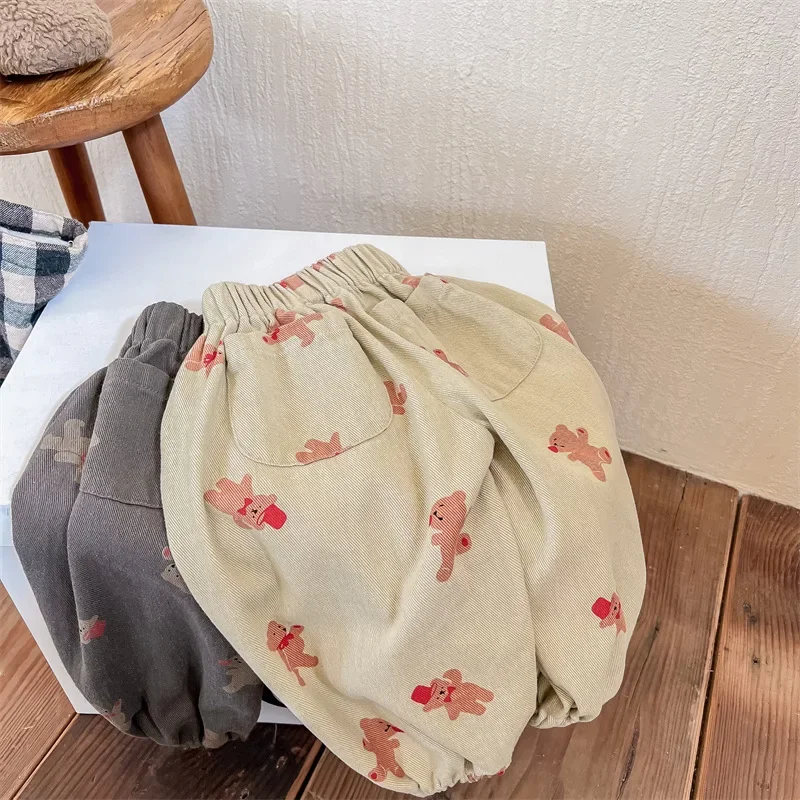 Pantalones harem MILANCEL para niños de estilo primaveral sueltos - imagen 2
