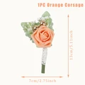 orange corsage 1pc