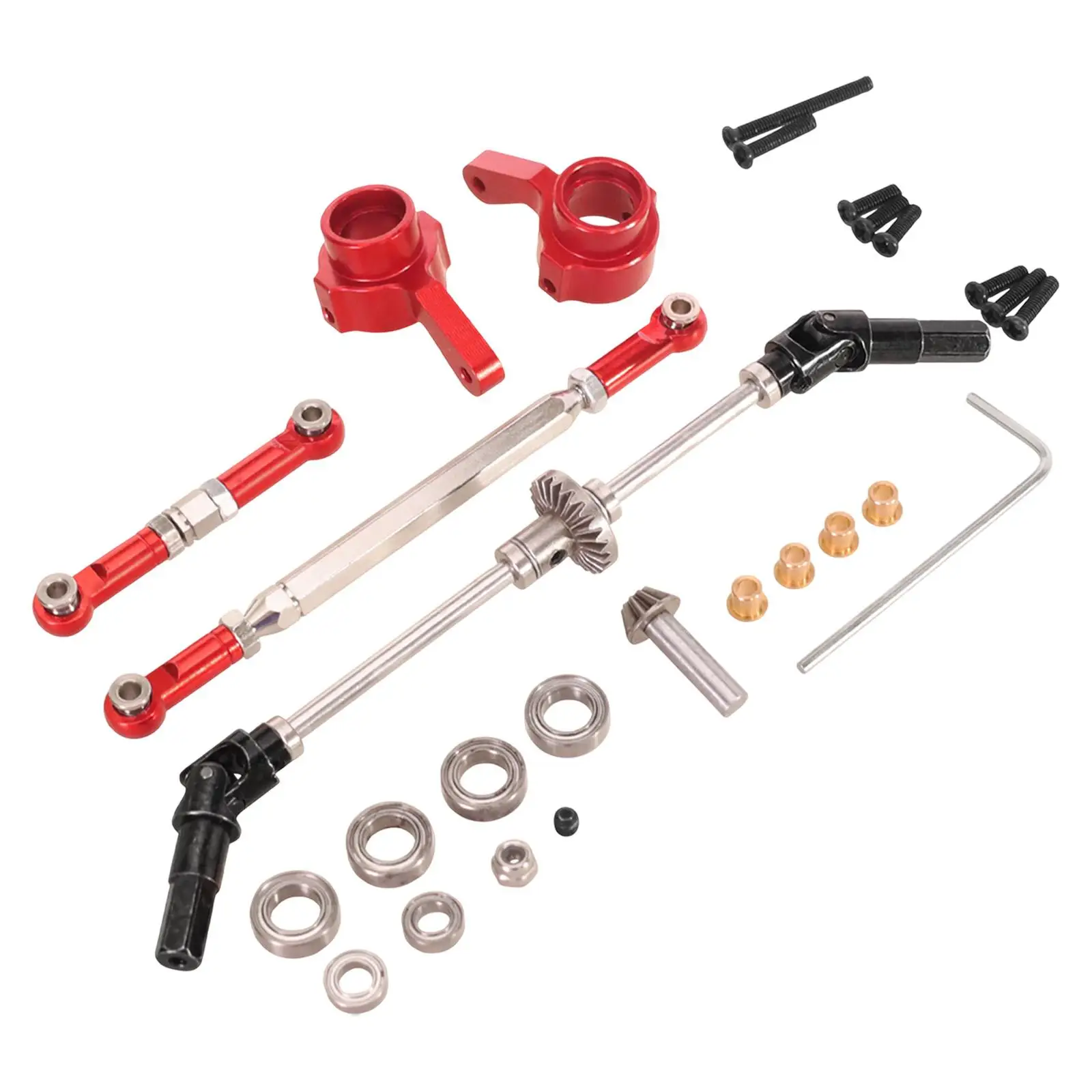 Metal Gear Front Axle Assembly High Performance Wear Resistant Easy Installation Remote Control Car Parts for MN98V2 MN99sv2