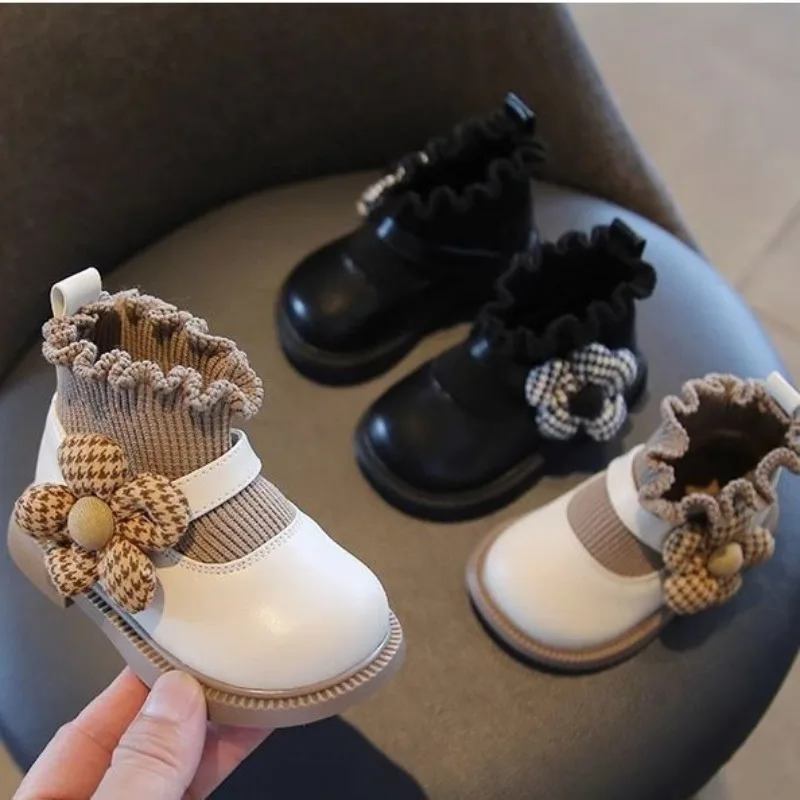 Botas de invierno niña estilo princesa cómodas y cálidas