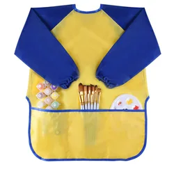 Babero impermeable manga larga para bebé – Pintura y comidas