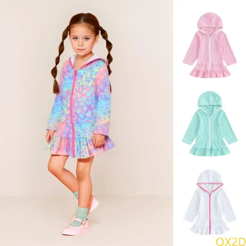 Vestido de baño manga larga cremallera para niña - imagen 3