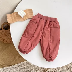 Pantalones acolchados para bebé – Algodón grueso de invierno