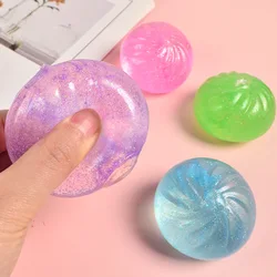 Pelota antiestrés sensorial con purpurina de colores