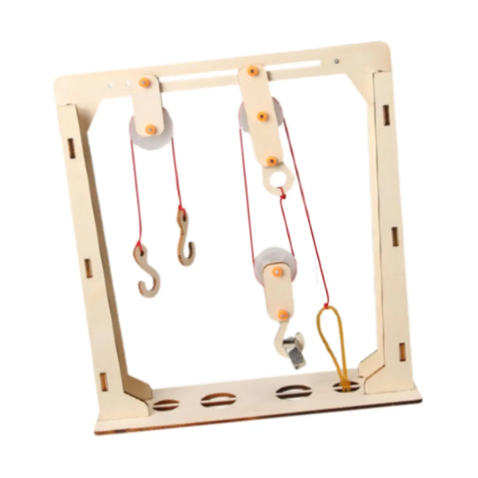 Fixed Movable Pulley Education Tool Multipurpose Portable Easy to Install Demonstrator Teaching Equipment for Children School