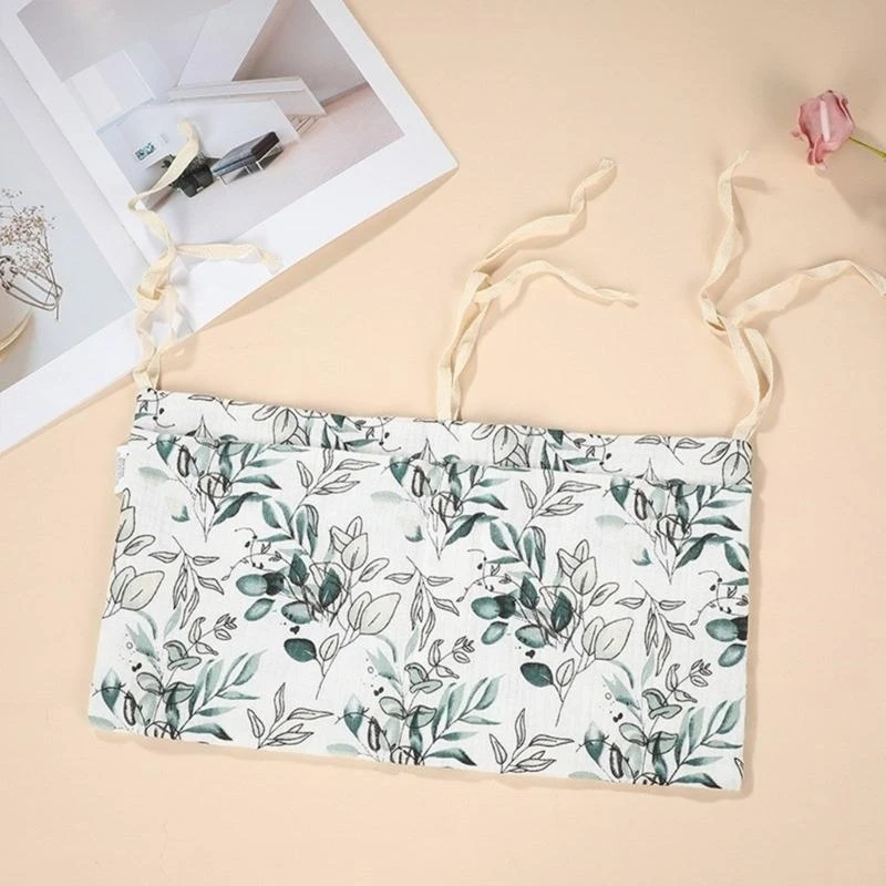 Bolsa colgante esencial para guardería M76C, bolsa almacenamiento para cuna, bolsa almacenamiento bolsillo colgante - imagen 4