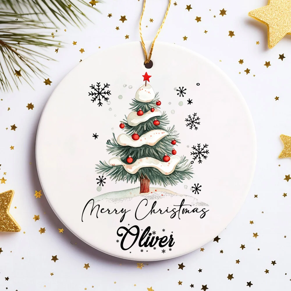 Primera Navidad personalizada para bebés, adorno de primer Navidad para bebés, decoración de árbol de Navidad, regalos para Baby Shower, regalos de Navidad - imagen 5