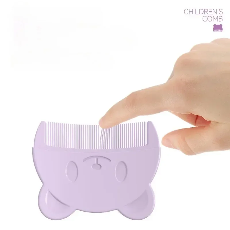 Peine de bebé de oso de dibujos animados que elimina el barro, peine de masaje para recién nacidos, cepillos para el cuidado del cabello, cepillos para jugar a la casa de princesa para niña - imagen 3